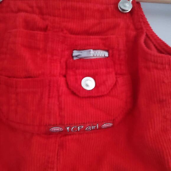 TCP Girls Red Corduroy Skirt Jumper 12M - Picture 4 of 8